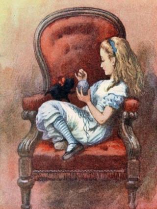 Алиса в Зазеркалье (с цветными илл.)