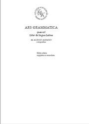 Ars grammatica. Книга о латинском языке