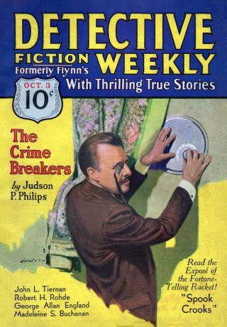Detective Fiction Weekly. Vol. 62, No. 2, October 3, 1931