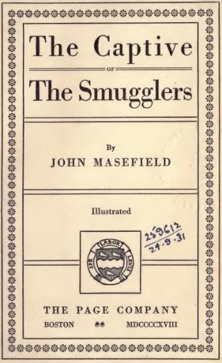 Jim Davis, or The Captive of the Smugglers