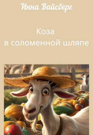 Коза в соломенной шляпе