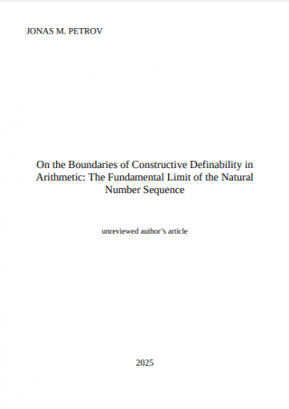 On the Boundaries of Constructive Definability in Arithmetic: The Fundamental Limit of the Natural Number Sequence