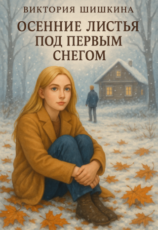 Осенние листья под первым снегом