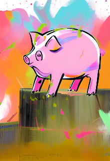 Поросёнок В Розовом