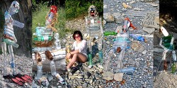 Скала Киселева. Мои мусорные скульптуры (СИ)
