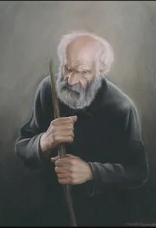 Слепой старик