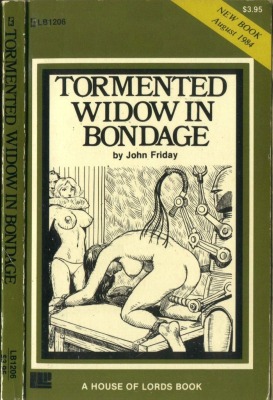 Tormented widow in bondage