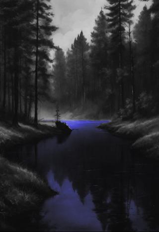 В лесу