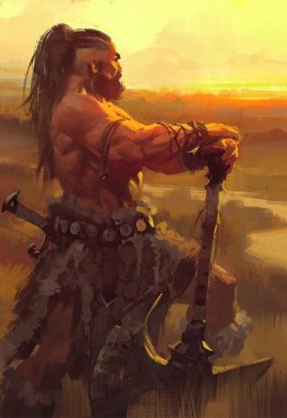 Варвар и медведь