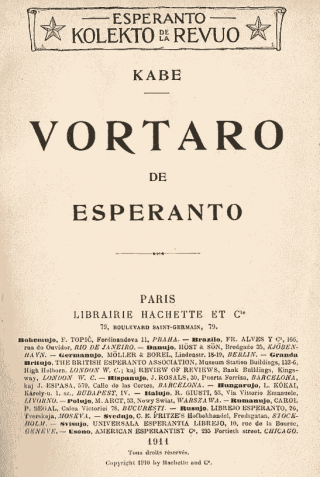 Vortaro de Esperanto 1910